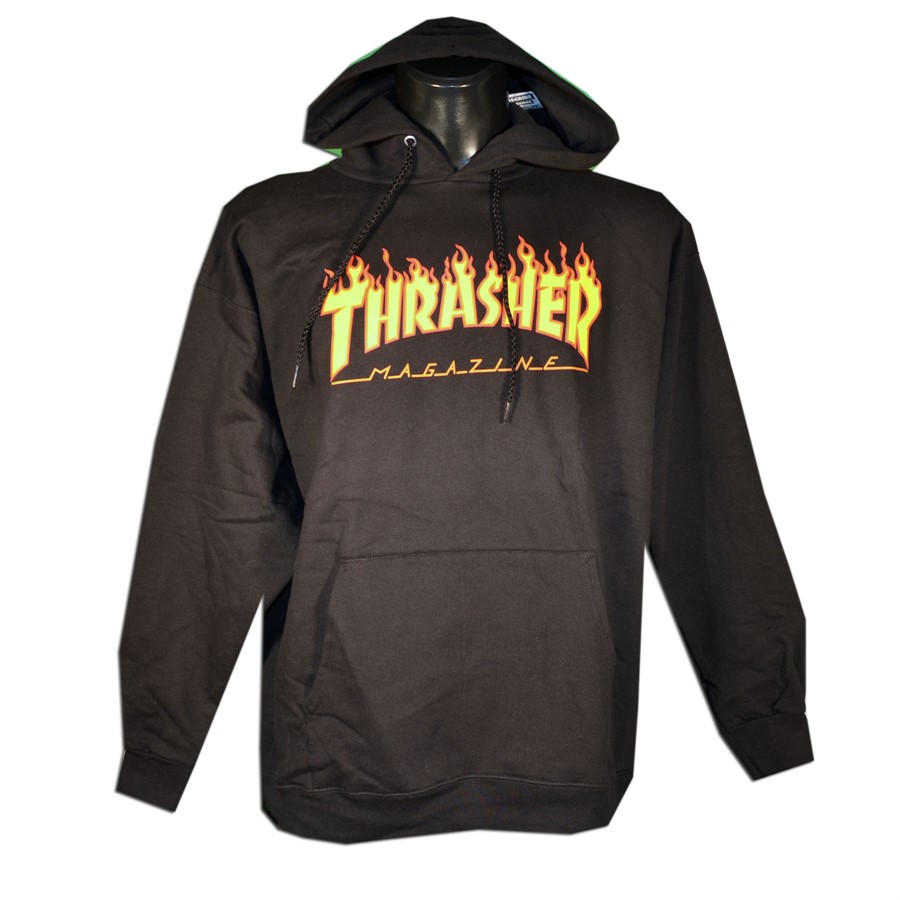 Thrasher - Felpa  uomo - Flame Hood